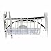 Drive Medical 10200B Walker Basket, Basket for Folding Walker with Cup Holder, White