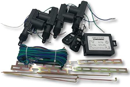 Aiuphing Power Door Lock kit, Universal keyless Entry car kit, Remote Door Lock kit with Trunk Release Button + 4pcs Door Lock Actuator