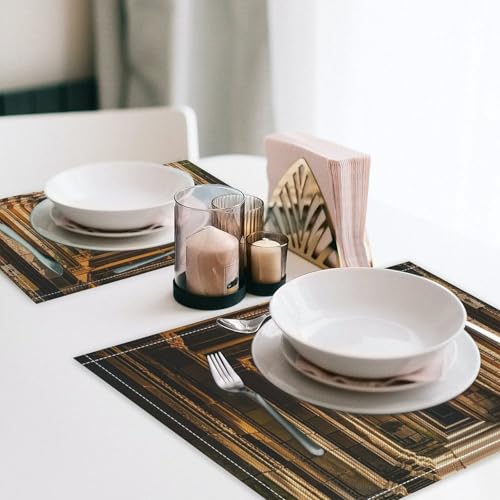 Sets de table en lin naturel Angkor Thom durables pour une décoration de table chic et écoresponsable - 6