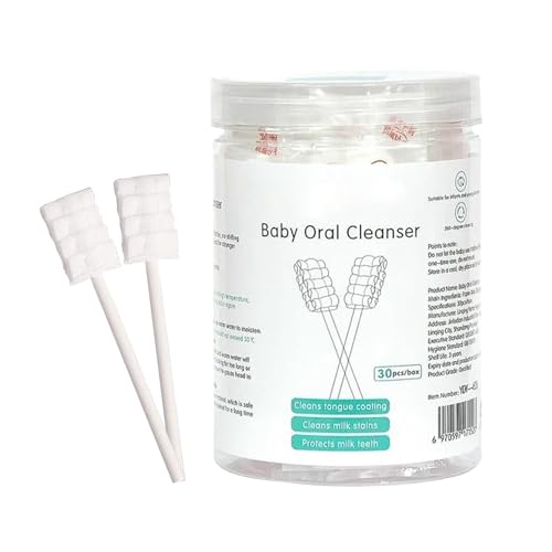 Limpiador Lingual Para Bebés - Toallitas Bucales Cepillo,Gasas Higiénico para Aseo Dientes y Lengua del Bebé