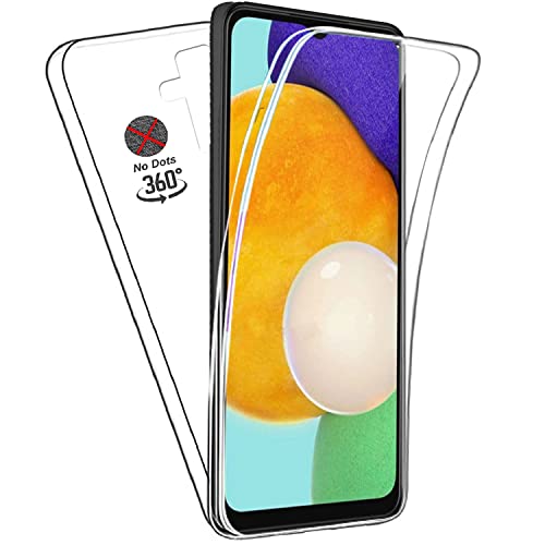 Galaxy A04s / A04 / A13 Case Clear Phone Case For Samsung Galaxy A13 / A04s / A04 Front And Back Cover 360 Phone Case TPU Bumper (Compatible With Samsung Galaxy A13 / A04s / A04 Screen Protector)