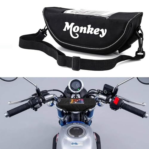Bolsa para manillar de motocicleta impermeable y a prueba de polvo para Monkey 125 Monkey 125z Monkey125 miniatura 1