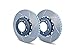 GIRODISC (A1-032) FRONT BRAKE ROTOR KIT SLOTTED FOR PORSCHE 996C4S, 996TT, 997C2S/C4S, CAYMAN PCCB