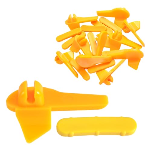 Penitue 10 Sets Tire Machine Rim Protector Tire Changer Plastic Inserts Wheel Side Guard for Mount Demount Head Tyre Repair Tool Parts Accessories