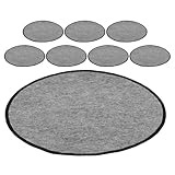 HOODANCOS 8 Stück Teiliges Filz-reifenabdeckungsset Staubdichte Schutzmatten für Autoreifen Vielseitig Einsetzbar für Anhänger LKW und Pkw Uv-beständig Einfach zu Lagern Schützen