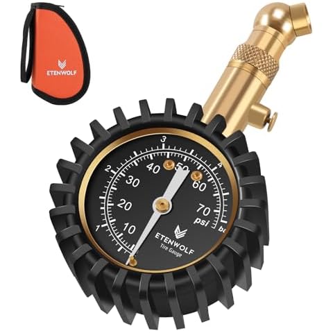 ETENWOLF Tire Pressure Gauge 0-75 PSI Cover