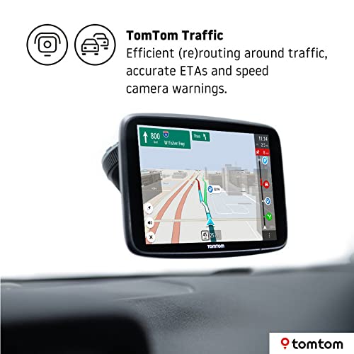 TomTom GO Discover 7" GPS Navigation Device with Traffic Congestion and Speed Cam Alerts Thanks to TomTom Traffic, World Maps, Updates via WiFi, Parking Availability, Fuel Prices, Click-Drive Mount by TomTom - Image 5