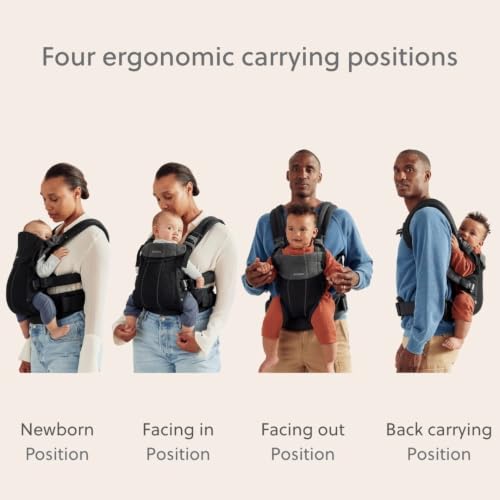 Image of BabyBjorn Baby Carrier Harmony, 3D Mesh, Black