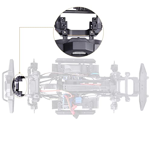 Hobbypark 87.8G/Pc Heavy Duty Brass Front Bumper Servo Mount For Traxxas Trx-4 Trx4 1/10 Rc Crawler Car Scale & Trail Truck #TOP1