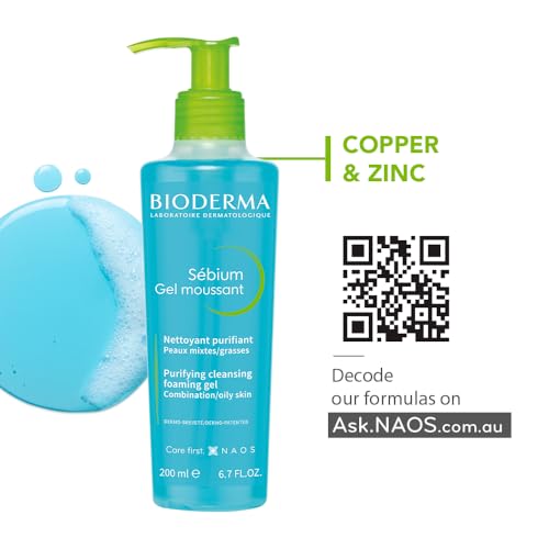 SÉBIUM Gel moussant 200ml | Nettoie et purifie en douceur – Limite la sécrétion du sébum | Peaux sensibles mixtes à grasses - vue 7