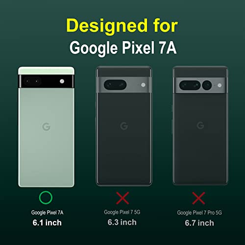 Image of amazon basics Back Case Cover for Google Pixel 7A | Compatible for Google Pixel 7A Back Case Cover | Liquid Silicon Magic Case for Google Pixel 7A with Camera Protection | Dark Green