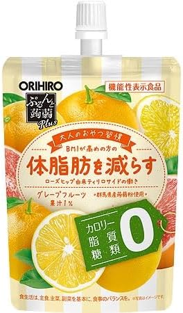 Домашний выбор - Только полезные продукты - Желе Orihiro Purun to Konjac с нулевой калорийностью в пакетиках на подставке, 6 разновидностей, по 6 штук в наборе из 36 предметов, 6 видов, по 6 штук в наборе из 36 предметов, фото 6
