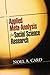 Applied Meta-Analysis for Social Science Research: Methodology in the Social Sciences