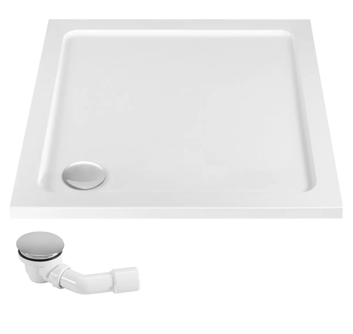 Rea - Kabina Prysznicowa Solar Miedziana Szczotkowana 90X90 90x90 +brodzik savoy white - 90 x 90 x 195 cm