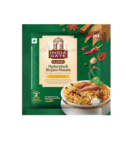Image of India Gate Hyderabadi Classic Biryani Masala 70 gram (Pack of 3)