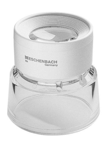 Preisvergleich Produktbild Lindner Eschenbach Standlupe 7166, mit 8facher Vergrößerung, aus Kunststoff
