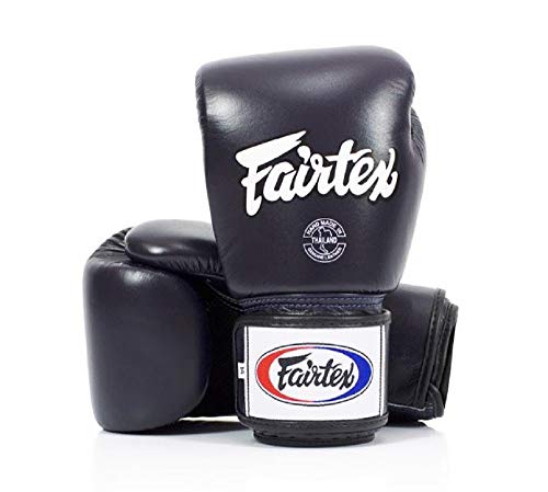 Fairtex Muay Thai Boxing Gloves. BGV1-BR Breathable Gloves. Color: Solid Black. Size: 12