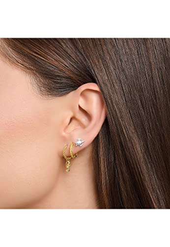 Boucle d'oreille créole unique Thomas Sabo en argent sterling 925