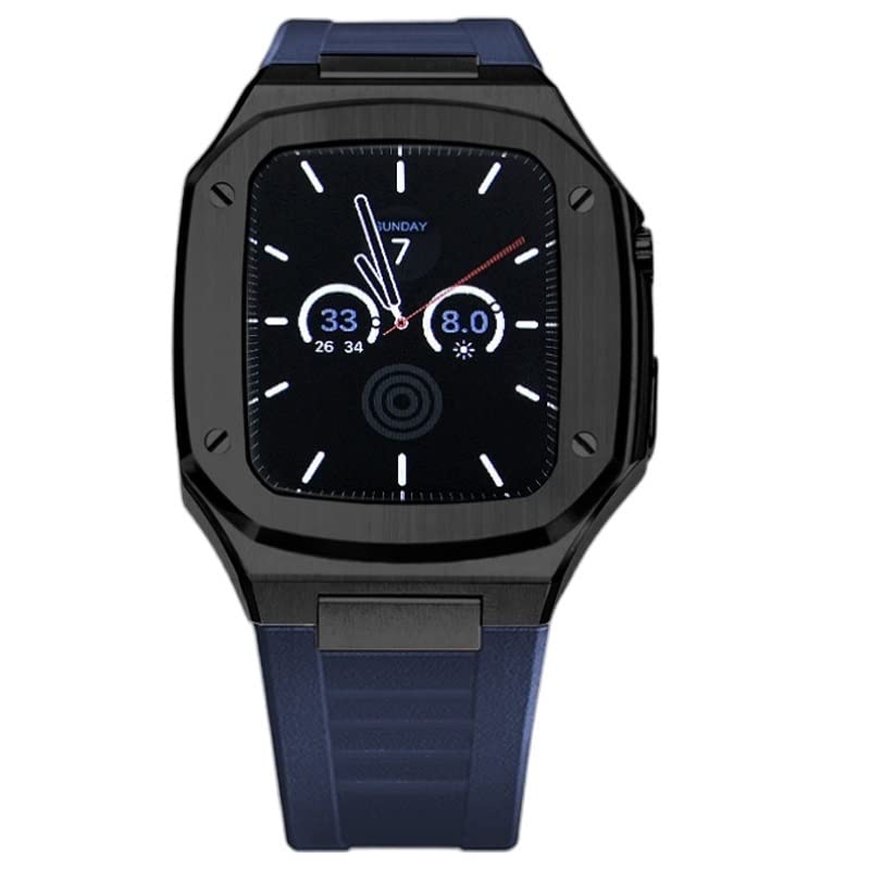 Cadre en métal pour Apple Watch 44mm et 45mm idéal pour le bureau et les sorties chic