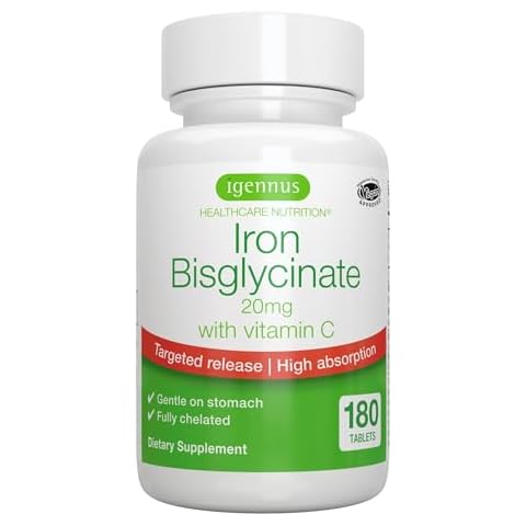 Igennus Iron Bisglycinate 20mg with Vitamin C Cover