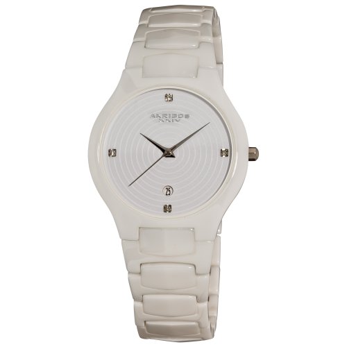 Preisvergleich Produktbild Akribos XXIV Damen-Armbanduhr Ceramic Analog Quarz AK516WT
