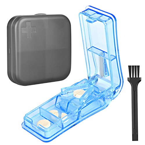 Pill Cutter Splitter for Small Pills Tablet Splitter Guard for Cutting Small Large