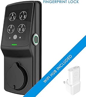 Lockly Secure Pro | Bluetooth Fingerprint WiFi Keyless Entry Smart Door Lock