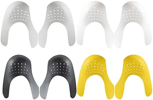 Waloden 8 Pairs Shoe Shields Sneaker Protector Anti-Wrinkle Sports Shoes Protective for Anti Shoe Toe Box Creasing