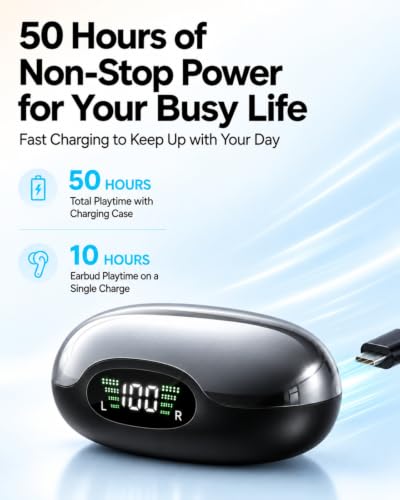 Ultra Open Ear Earbuds, Clip On Wireless Ear Buds, Lightweight Headphones - image 6