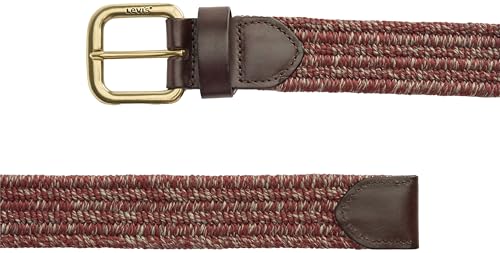 Levi's Men's Stretch Woven OV Belt, Burgundy Heather, 105 – Ansicht 3