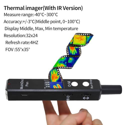Stylo multi-oscilloscope de haute précision polyvalent avec mesure de résistance intégrée - 8
