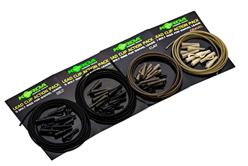 Korda Lead Clip Action Packs - Silt