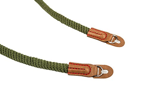 Mini Gaga Dorom Vintage Handmade Cotton Leather Camera Neck Strap For Leica Nikon Fuji Pentax Canon Panasonic Sony #TOP3