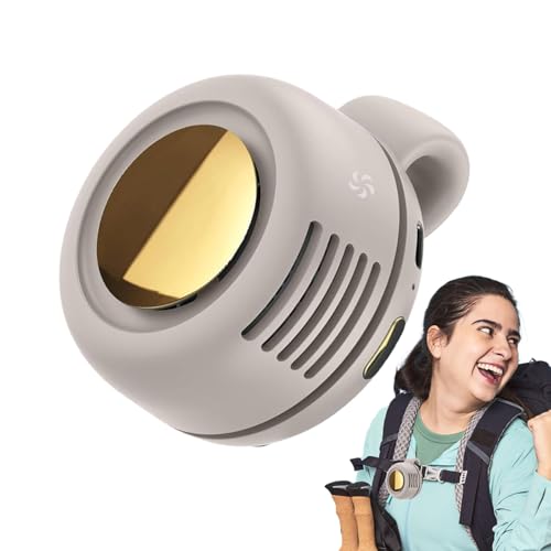 Generico Ventilatore A Clip Portatile | Ventaglio Personale Con Morsetto,Ventilatore Silenzioso Ricaricabile 3 Velocità Per Escursionismo, Campeggio, Spiaggia, Viaggi E Esterni