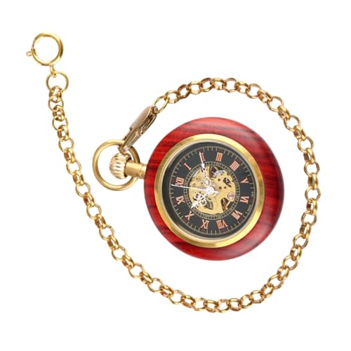 Montre à chaîne mécanique montre de poche rétro chic