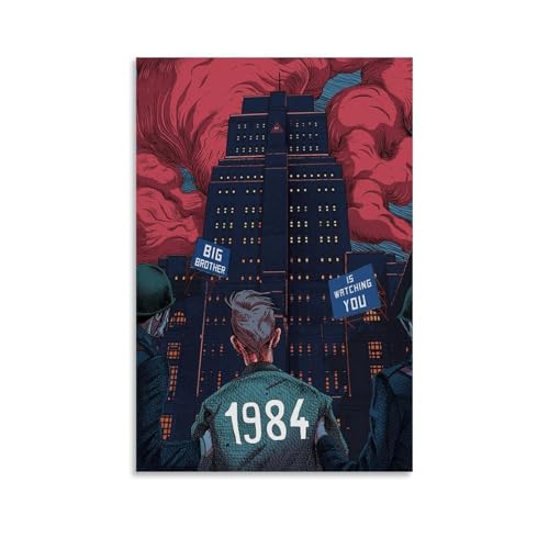 WYYRAB George OrwellWall Decoration Waterproof Canvas Poster High-definition Printing Suitable for Bedroom Living Room Coffee Shop DecorationUnframe-style08x12inch(20x30cm)