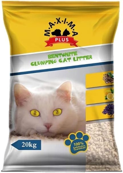 Maxima Plus Cat Litter Bentonite Clumoing Cat Litter (20kg)