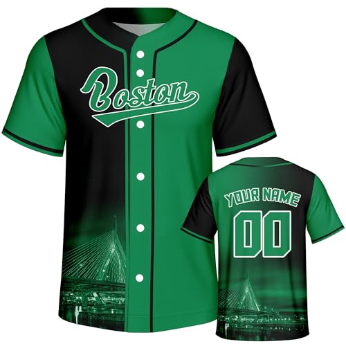 Custom Baseball Jersey Basketball City Skyline Fashion Design Hip Hop