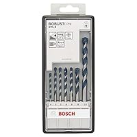 Bosch Professional 7 tlg. CYL-5 Betonbohrer Set (für Beton, Ø 4-10 mm, Robust Line, Zubehör Schlagbohrmaschine)