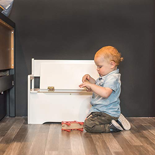 Kindersitzbank Weiß - 6