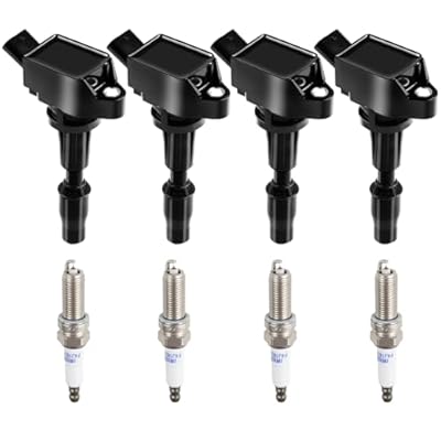 Ignition Coil Pack UF764 & Iridium Spark Plugs 93175 Set of 4