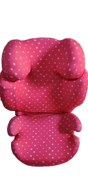 moon-bebe Funda Compatible con Silla de Coche Cybex Solution Q2 Fix (ROSA)