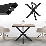 SPIDER DESIGN - Unser Kreuzgestell Spider passt bestens zu jeder Innenraumeinrichtung. Die charakteristische Form ermuntert zum Platznehmen am Esstisch. Die hohe Verarbeitungsqualität und das minimalistische Design weisen darauf hin, dass es sich nicht um gewöhnliche Tischfüße handelt.