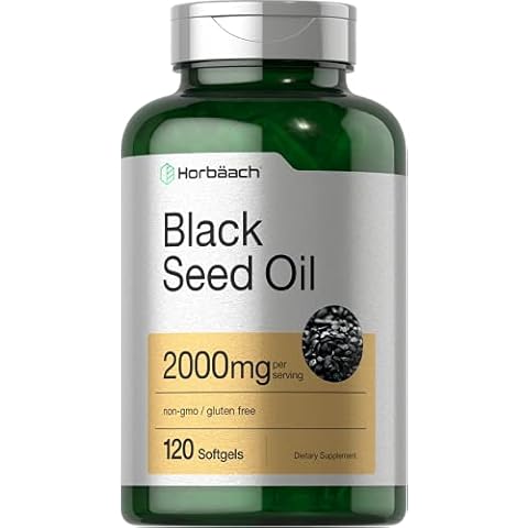 Horbaach Black Seed Oil Softgel Capsules Cover