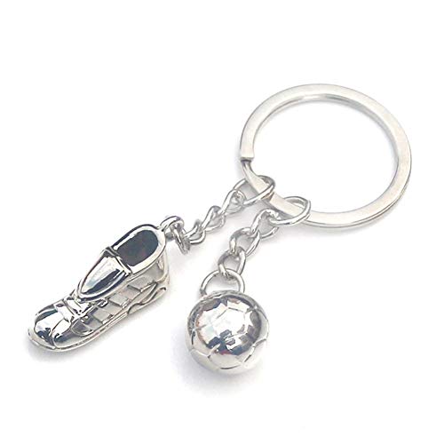 Preisvergleich Produktbild Kreative Fußball-Metallkeychain DIY-Projekt