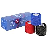 bandagen pferd mit unterlage VIELFÄLTIGER EINSATZ: Ob als Bandage Handgelenk oder Bandage Fuß, Grip Tape, Fuß Bandage oder als flex Tape - Die selbsthaftende Bandage ist als Verband immer gut geeignet und schützt