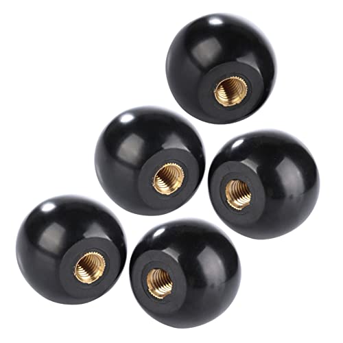 NOENNULL 5pcs Round Lever Knob Ball Lever Knob M8 Machine Handles and Knobs Machine Tool Replacement M8*32, NOENNULLgrshafdx45