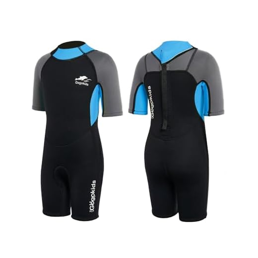 Gogokids Neoprenanzug Kinder Neopren Shorty Kinder Neoprenanzug Kurz 2,5mm - Neoprenanzüge für Baby Anzugkleinkind Mädchen Jungen, Kids Tauchanzüge Schwimmanzug Wetsuit, Schwimmen Tauchen Schnorcheln