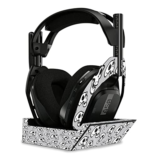 Image of MightySkins Glossy Glitter Skin Compatible With Astro A50 Wireless Headphones + Base Station (Gen 4) - Laughing Skulls | Protective, Durable High-Gloss Glitter Finish | Easy To Apply | Made in the USA