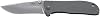 COLUMBIA RIVER KNIFE & TOOL CRKT Drifter EDC Folding Pocket Knife: Everyday Carry, Gray Ti Nitride Blade, Thumb Stud Opening, Stainless Steel Handle, Pocket Clip 6450S